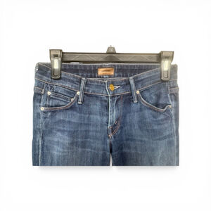 MOTHER The Wilder Love Potion No 9 Flare Jeans Womens 24 Medium  Wash USA Made